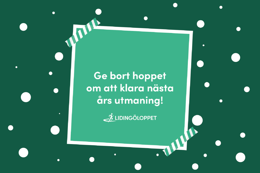 Ge bort hoppet om att klara nästa års&nbsp;utmaning